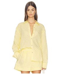 La Ligne - Oversized Button Down Shirt - Lyst