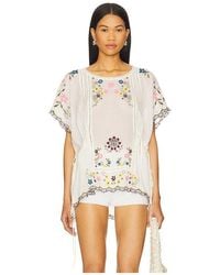 Free People - Danielle 刺繍入りトップ - Lyst
