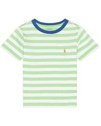 Polo Ralph Lauren - Short Sleeve Jersey Knit Striped T-Shirt - Lyst