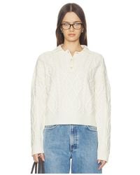 NAADAM - Ultra Luxe Cashmino Cable Polo - Lyst