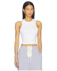 Year Of Ours - Racer Crop Tank Top - Lyst