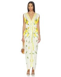 VERANDAH - Dripping Alphonso Silk Dress - Lyst