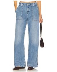 GOOD AMERICAN - Lite Linen Denim Pants - Lyst