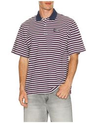 by Parra - Flag Striper Polo Shirt - Lyst