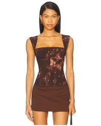 WeWoreWhat - X Revolve Ruched Cup Corset - Lyst