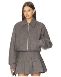 Nicholas - Frida Bomber Wool Blend Jacket - Lyst
