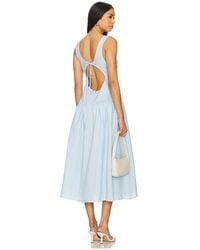 Astr - Vestido Midi Dress En Color Bebe Azul Talla (También En M, S, Xl) - Lyst