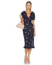 ShuShu/Tong - Lace Trim Short Sleeve Knit Dress - Lyst