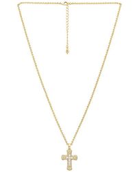 Joy Dravecky Jewelry - Donatella Cross Necklace - Lyst