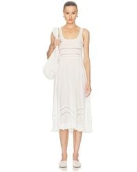 Free People - X Intimately Voile And Lace Midi Dress - Lyst