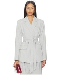 GOOD AMERICAN - Essential Suiting Belted Blazer - Lyst