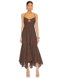 white christmas dresses Chocolate Rouge Drop Waist Halter Mini Dress main image 0