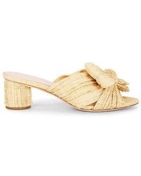 Loeffler Randall - Emilia Pleated Knot Mule - Lyst