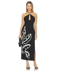 Seven Wonders - Brontie Keyhole Halter Midi Dress - Lyst