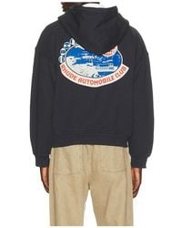 Rhude - Automobile Club Zip-Up Hoodie - Lyst