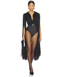Markgong - Jacquard Fringe-Sleeve Shirt - Lyst