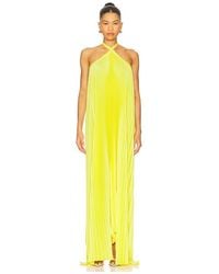 L'idée - Vestido Largo Deesse En Color Amarillo Talla (También En 12/L, 14/Xl, 6/Xs, 8/S) - Lyst