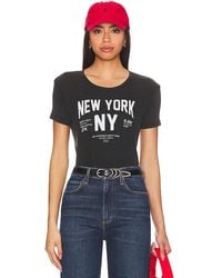 The Laundry Room - Welcome To New York Baby Rib Tee - Lyst