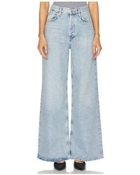 Agolde - Dame High Rise Wide Leg Jeans - Lyst