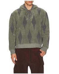 Isa Boulder - Small Argyle Towel Hoodie - Lyst