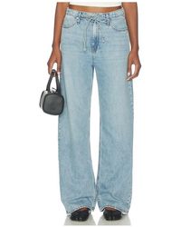 Rag & Bone - Featherweight Phoebe Drawstring Wide Jeans - Lyst