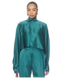 LAPOINTE - Satin Caftan Top - Lyst