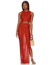 superdown - Tayla Maxi Skirt Set - Lyst