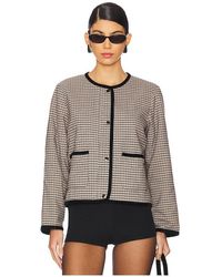 Rails - Jacke Aus Webstoff Mit Knopfleiste Vorn Nota - Lyst