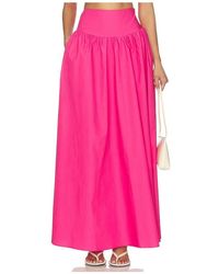 Susana Monaco - Poplin Drop Waist Skirt - Lyst