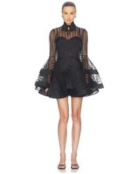 Zimmermann - Valiant Lantern Mini Dress - Lyst