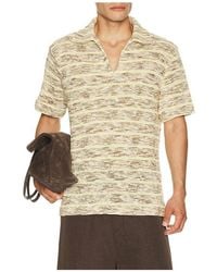 KROST - Color Striped Knit Polo - Lyst