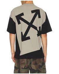 Off-White c/o Virgil Abloh - Negative Arrow Skate Short Sleeve Tee - Lyst