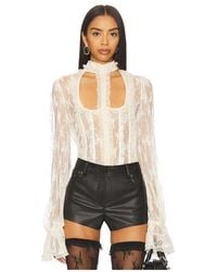 Aniye Records - Nilde Chemisette Top - Lyst