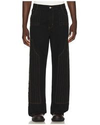 Pas Une Marque - Distressed Patch Carpenter Pants - Lyst