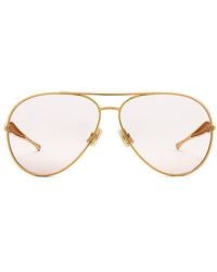Bottega Veneta - Sardine Aviator Sunglasses - Lyst