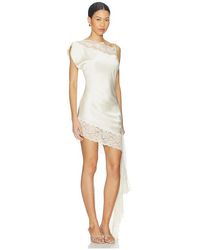 Lovers + Friends Logan Sheer Mini Dress in White | Lyst