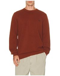 Fred Perry - Pique Stitch Jumper - Lyst