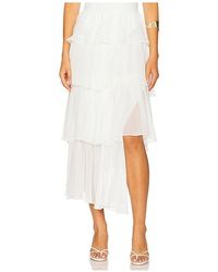 Bardot - Adelene Frill Midi Skirt - Lyst