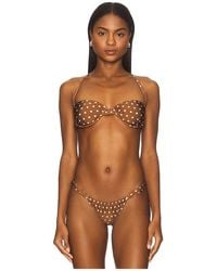 VDM - Polly Reversible Bikini Top - Lyst