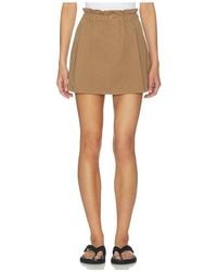 Vince - Mid Rise Cotton Pull On Skort - Lyst