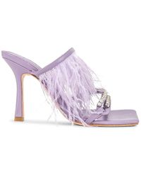 Song of Style Feather Heel - Purple