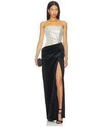Nadine Merabi - Samantha Black Dress - Lyst
