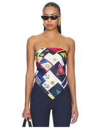 SER.O.YA - Hark Satin Top - Lyst