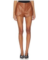 Lovers + Friends - Gemma Faux Leather Short - Lyst