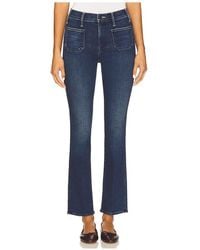 Mother - The Patch Pocket Insider Flood Jeans En Color Azul Talla (También En 24, 25, 26, 27, 28, 29, 31, 32, 33, 34) - Lyst