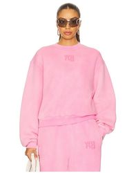 Alexander Wang - Sudadera Essential En Color Rosado Talla (También En S, Xs) - Lyst