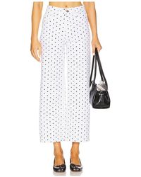 DL1961 - Pierna Ancha Hepburn En Color Blanco Talla (También En 24, 25, 26, 27, 28, 29, 30, 31) - Lyst