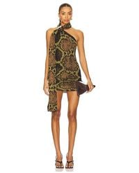 The Attico - Python Sleeveless Mini Dress - Lyst