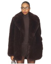 L'academie - 'Academie Gamine Faux Fur Jacket - Lyst