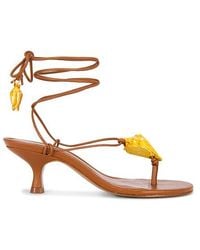 FARM Rio - Shell Macrame Kitten Heel - Lyst